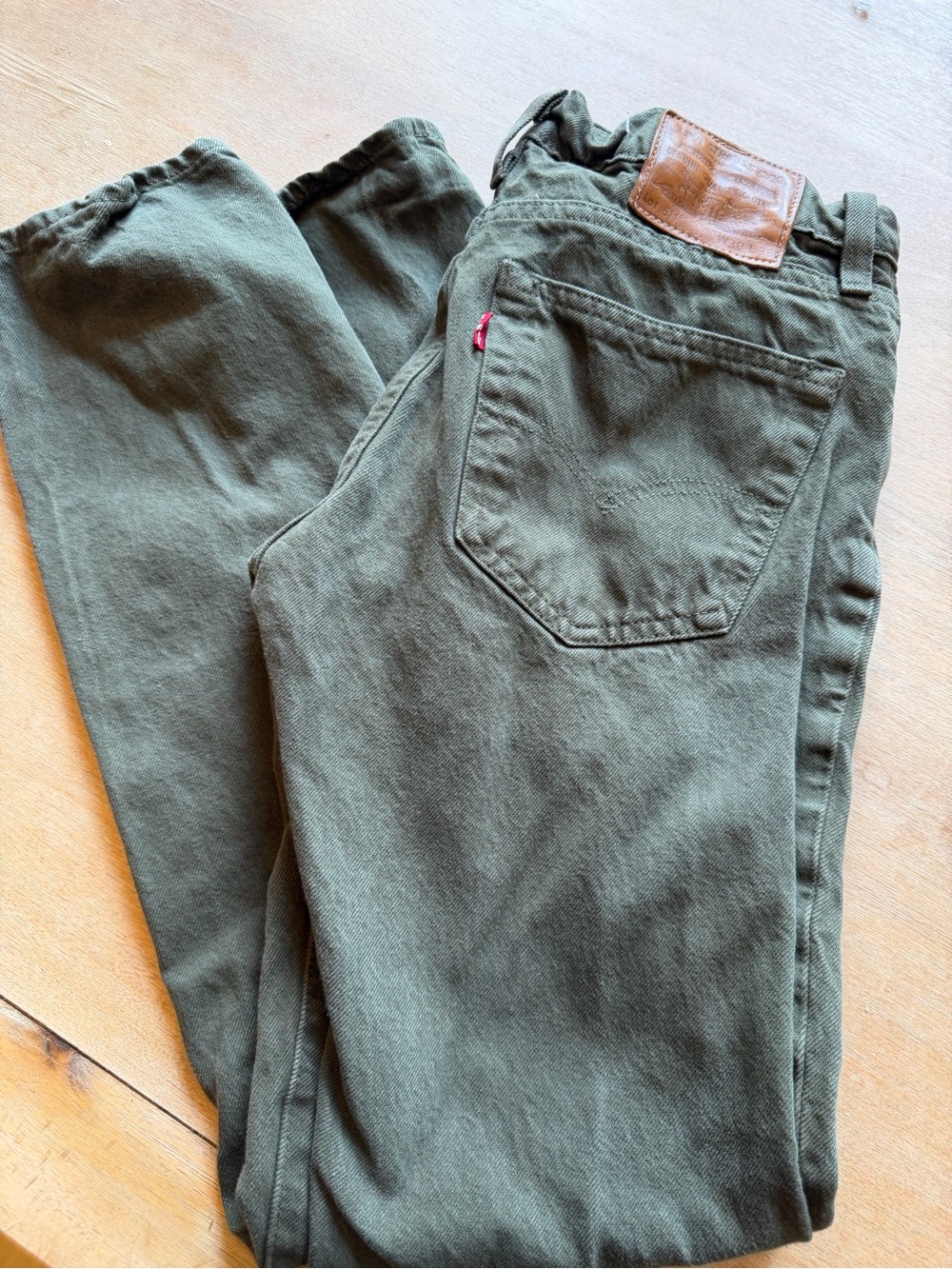 Levi's Mens Straight Jeans in Olive Green